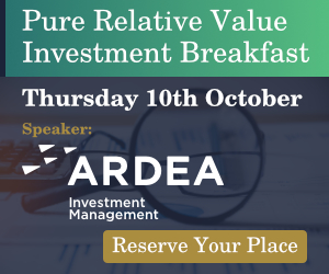 Pure Relative Value Investment Breakfast - Thursday 10th October - Ardea